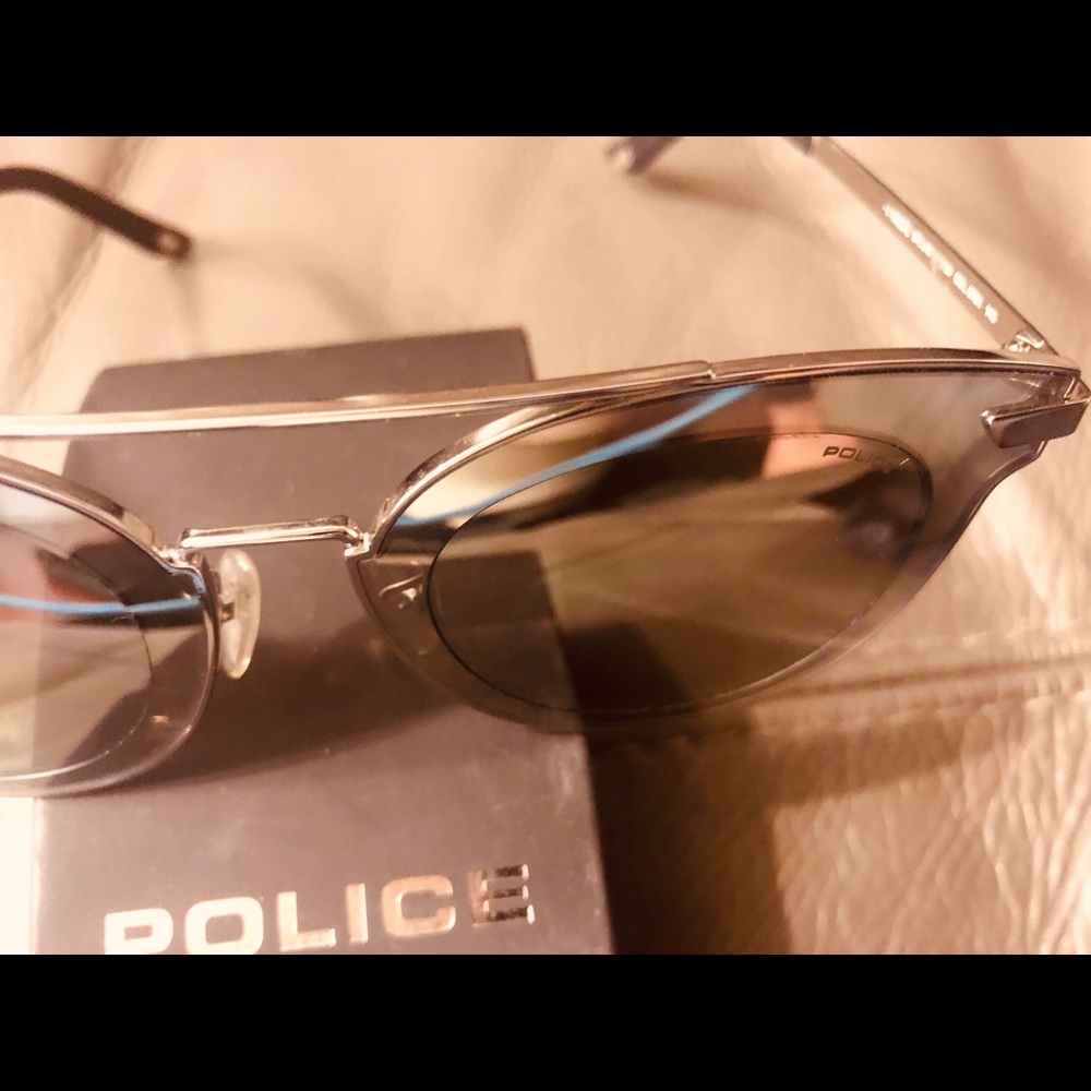 Gently used police mirror glasses